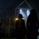 Sabrina and her crew heading to the exorcism.